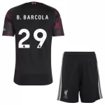 Liverpool B. Barcola 29 Fotbollströja Barn Tredje 2026/27