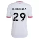 Liverpool B. Barcola 29 Fotbollströja Borta 2026/27