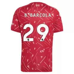 Liverpool B. Barcola 29 Fotbollströja Hemma 2026/27 Liverpool B. Barcola 29 Fotbollströja Hemma 2026/27