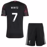 Liverpool Wirtz 7 Fotbollströja Barn Tredje 2026/27