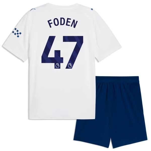 Manchester City Foden 47 Fotbollströja Barn Tredje 2026/27 Manchester City Foden 47 Fotbollströja Barn Tredje 2026/27