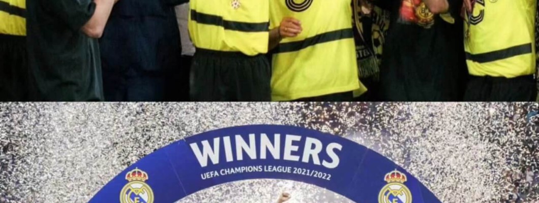 Förhandsvisning av Champions League-finalen, tröjakamp mellan Dortmund och Real Madrid Förhandsvisning av Champions League-finalen, tröjakamp mellan Dortmund och Real Madrid
