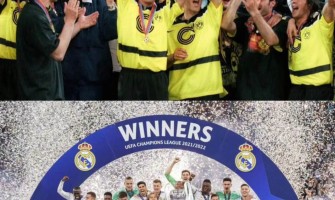 Förhandsvisning av Champions League-finalen, tröjakamp mellan Dortmund och Real Madrid Förhandsvisning av Champions League-finalen, tröjakamp mellan Dortmund och Real Madrid