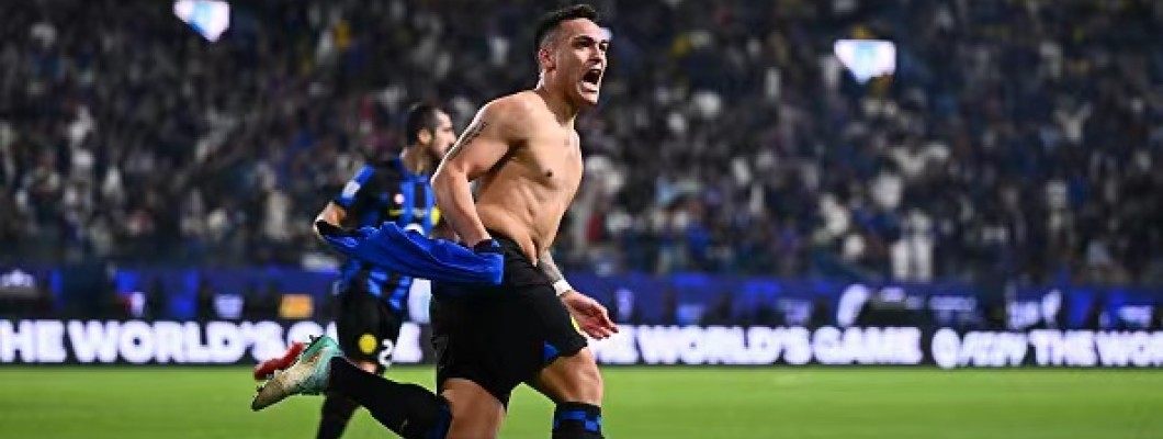 Lautaro gör mål, Inter Milan behåller italienska Supercuptiteln Lautaro gör mål, Inter Milan behåller italienska Supercuptiteln