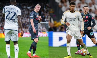 Manchester City och Real Madrid kämpade hårt på Bernabeu, med 3-3 oavgjort ännu inte löst. Manchester City och Real Madrid kämpade hårt på Bernabeu, med 3-3 oavgjort ännu inte löst.