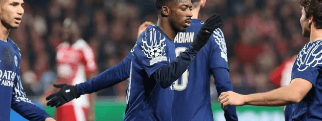 Dembele gjorde två mål, Paris slog Brest med 3-0 Dembele gjorde två mål, Paris slog Brest med 3-0