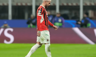 Theo blev utvisad för dykning, AC Milan blev tyvärr utslagen från Champions League